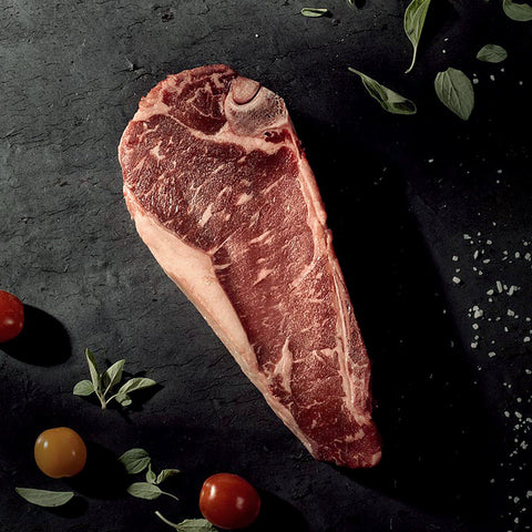 Gold Label Strip Loin Steaks – Bone-in