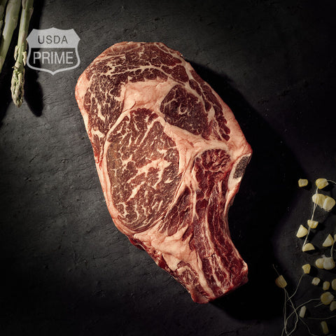 Black Label Ribeye Steaks – Bone-in